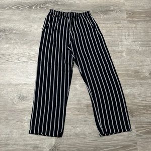 Striped Brandy Pants (navy and white) size S